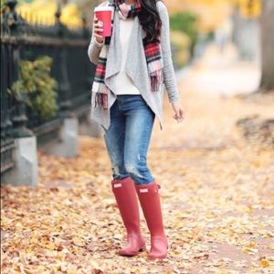 Hunter tall rain boots